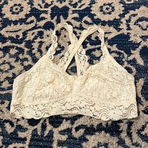 White lace bralette!